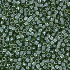 Miyuki delica Beads 11/0 - Transparent olive luster DB-1227